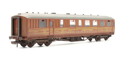 R4601 Pre-Owned BR Teak 61' 6" Corridor Buffet Car 'E9126' - Custom Weathered