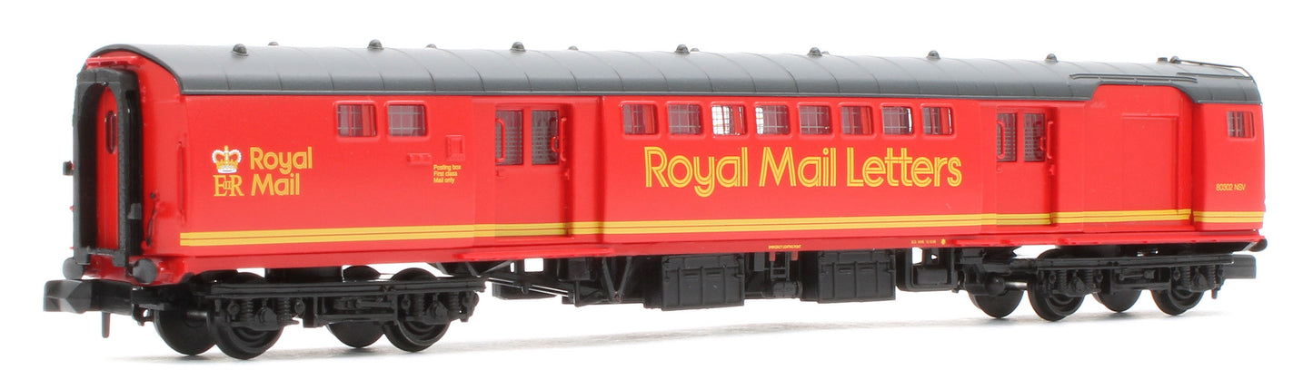 374-903A BR Mk1 POS Post Office Sorting Van Royal Mail Letters Red No.80302