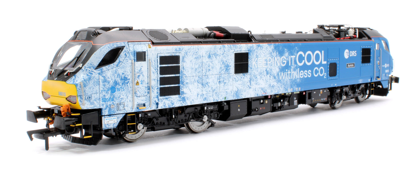 Pre-Owned Class 88 'Aurora' 88010 DRS Refrigerated Rail Electro-Diesel Locomotive (DCC Sound & Working Pantograph)