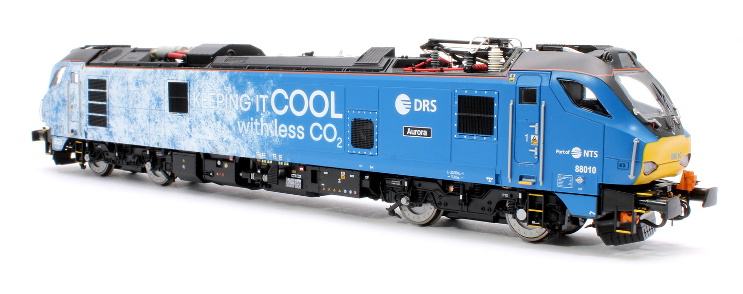 Pre-Owned Class 88 'Aurora' 88010 DRS Refrigerated Rail Electro-Diesel Locomotive (DCC Sound & Working Pantograph)
