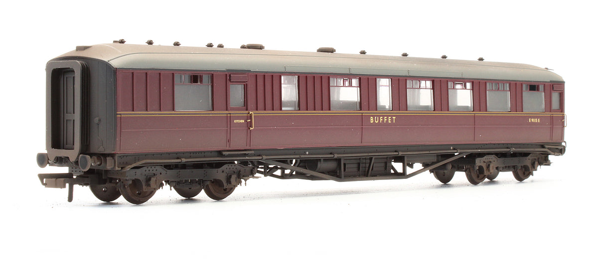 Pre-Owned BR (EX-LNER) 61ft 6in Buffet Car 'E 9115 E' - Custom Weathered