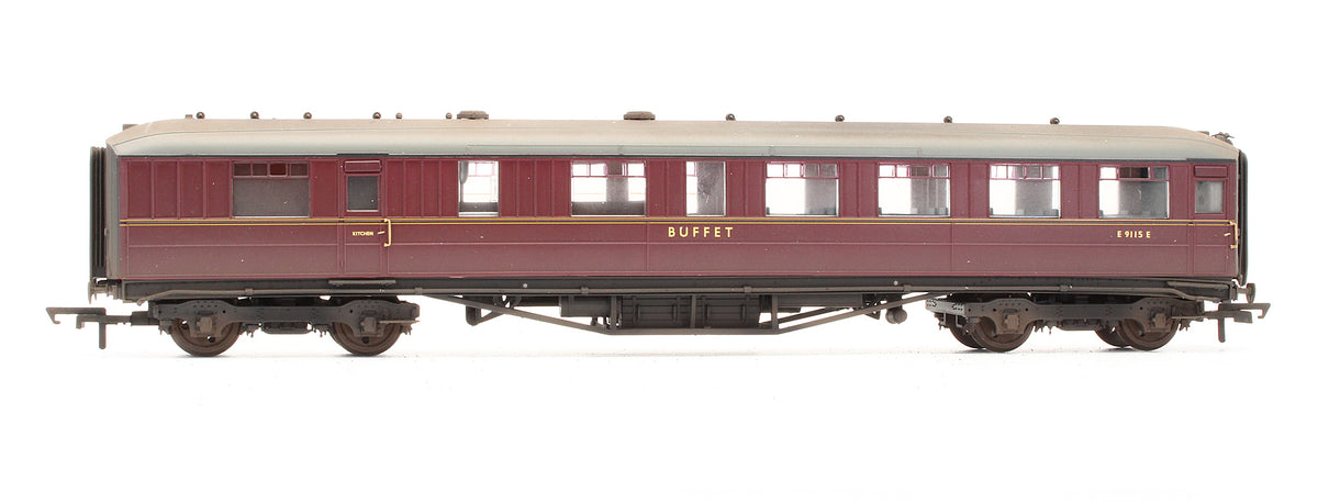 Pre-Owned BR (EX-LNER) 61ft 6in Buffet Car 'E 9115 E' - Custom Weathered