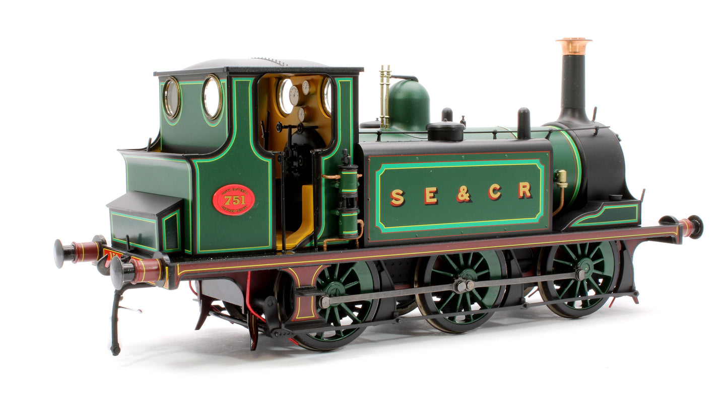 Pre-Owned 7S-010-013 Terrier A1 751 SECR Green - Steam Tank Locomotive - DCC Sound