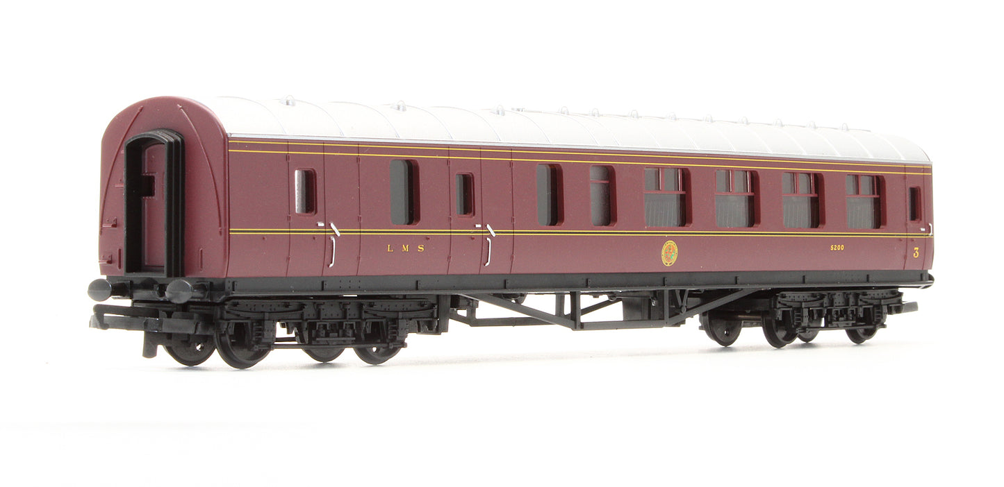 Pre-Owned R4389 RailRoad LMS Brake Coach '5200'