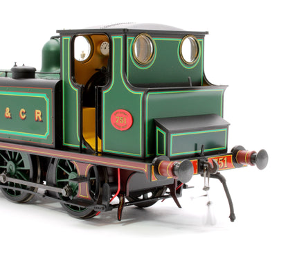 Pre-Owned 7S-010-013 Terrier A1 751 SECR Green - Steam Tank Locomotive - DCC Sound