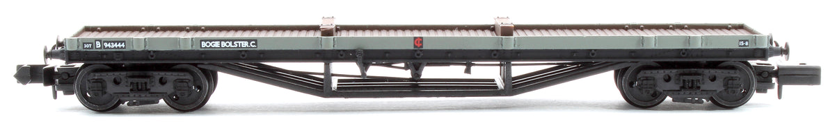 Graham Farish 373-926E 30T 'Bogie Bolster C' Bogie Bolster BR Grey with ...