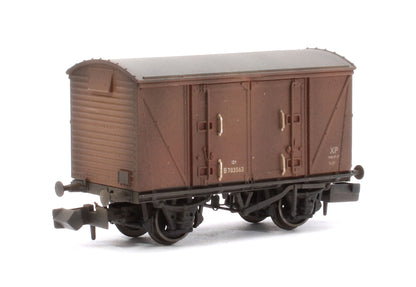 Custom Weathered Set of 3 BR 12T Vanwide Ventilated Vans, BR Bauxite (Early)