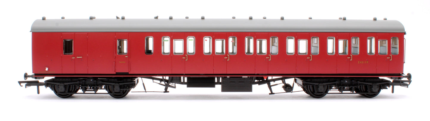 Pre-Owned BR Mk1 57' Non-Gangway Coach - BT - BR Carmine Red: E43119