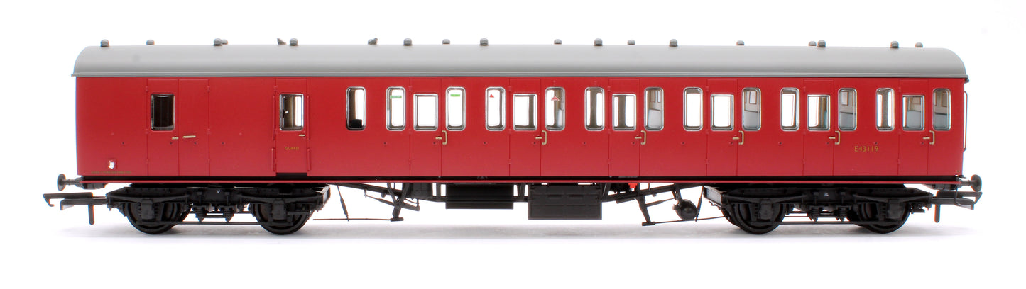 BR Mk1 57' Non-Gangway Coach - BT - BR Carmine Red: E43119