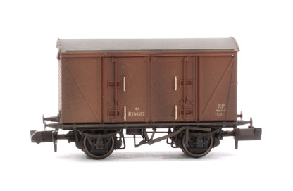 Custom Weathered Set of 3 BR 12T Vanwide Ventilated Vans, BR Bauxite (Early)