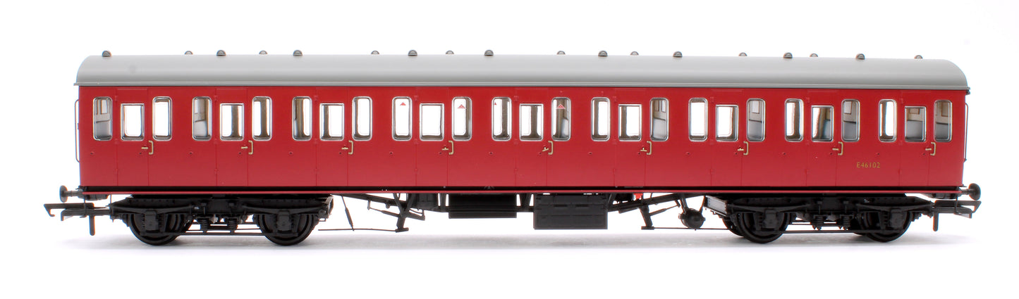 BR Mk1 57' Non-Gangway Coach - T - BR Carmine Red: E46102