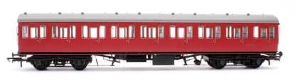 BR Mk1 57' Non-Gangway Coach - T - BR Carmine Red: M46305