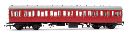 BR Mk1 57' Non-Gangway Coach - T - BR Carmine Red: E46229