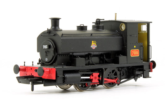 Andrew Barclay 0-4-0ST 14” 2047 ‘705’ in BR black with early crest