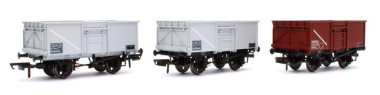 BR 16T Mineral - 1/108 - BR Freight Grey (Pre-TOPS COAL 16) Triple Pack - Pack D