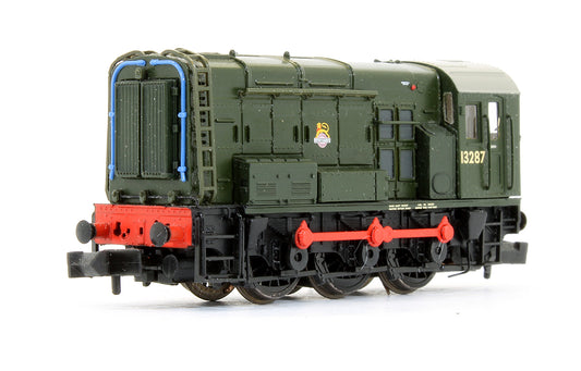 Pre-Owned Class 08 13287 BR Green Early Emblem Diesel Shunter Locomotive (DCC Sound Fitted)