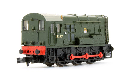 Pre-Owned Class 08 13287 BR Green Early Emblem Diesel Shunter Locomotive (DCC Sound Fitted)