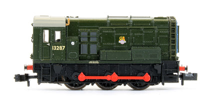 Pre-Owned Class 08 13287 BR Green Early Emblem Diesel Shunter Locomotive (DCC Sound Fitted)