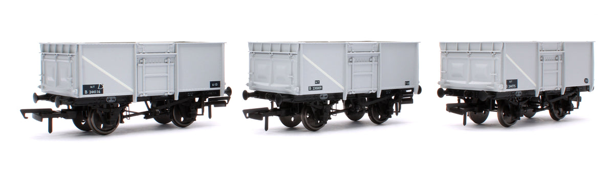 Pre-Owned BR 16T Mineral - 1/109 - BR Freight Grey (Original text on black panels) Triple Pack - Pack J
