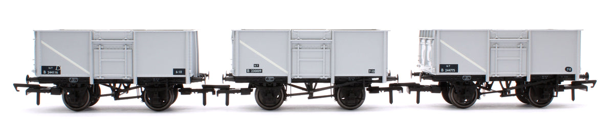 Pre-Owned BR 16T Mineral - 1/109 - BR Freight Grey (Original text on black panels) Triple Pack - Pack J