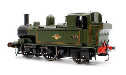 14xx Class BR Lined Green Late Crest 1421 - DCC Fitted