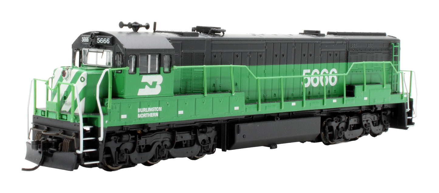 Pre-Owned HN2317 Burlington Northern G.E U28C '5666' Diesel Electric Locomotive