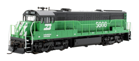 Pre-Owned HN2317 Burlington Northern G.E U28C '5666' Diesel Electric Locomotive