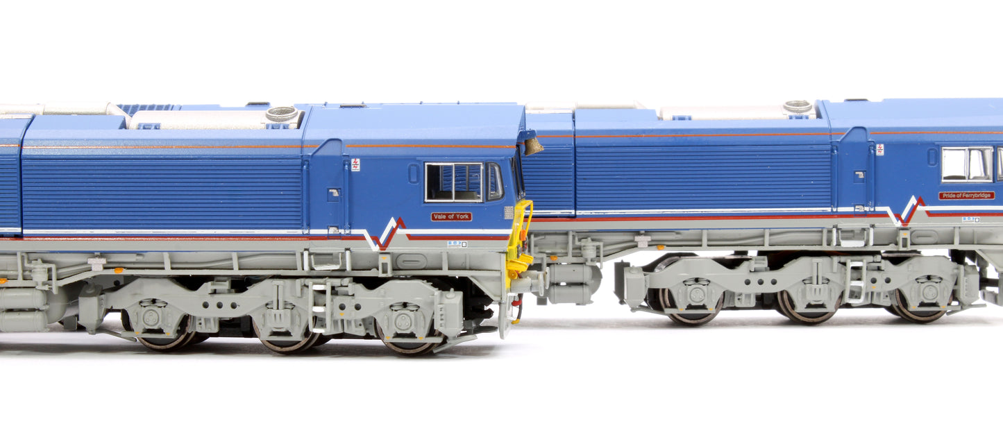 Class 59/2 National Power Twin Pack First and Last 59201 & 59206 Diesel Locomotives