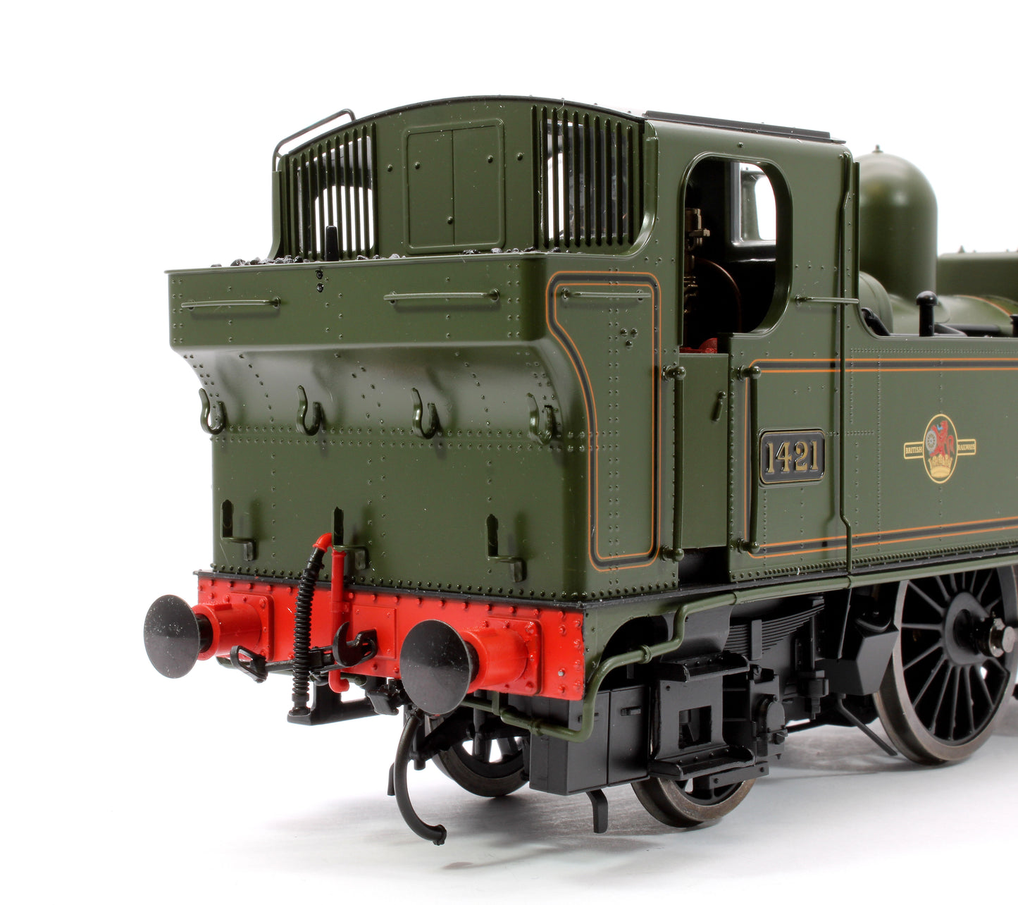 14xx Class BR Lined Green Late Crest 1421 - DCC Fitted