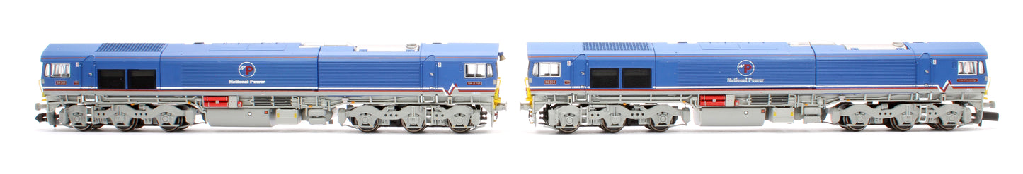 Class 59/2 National Power Twin Pack First and Last 59201 & 59206 Diesel Locomotives