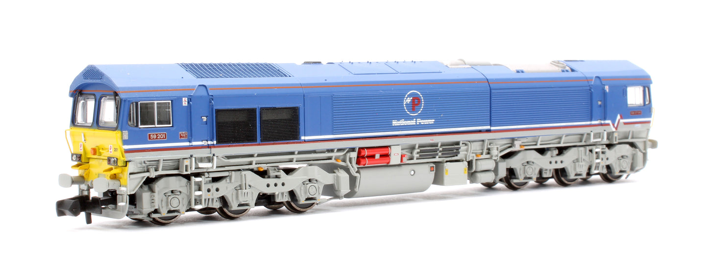 Class 59/2 National Power Twin Pack First and Last 59201 & 59206 Diesel Locomotives