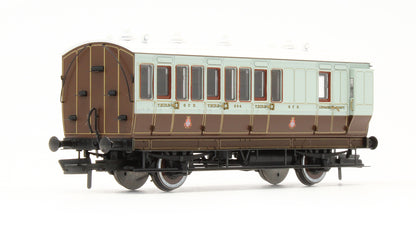 Pre-Owned Hattons Originals Genesis Pack of 4 coaches (4BT, 4T, 6CL, 6BT) in GCR French Grey and brown