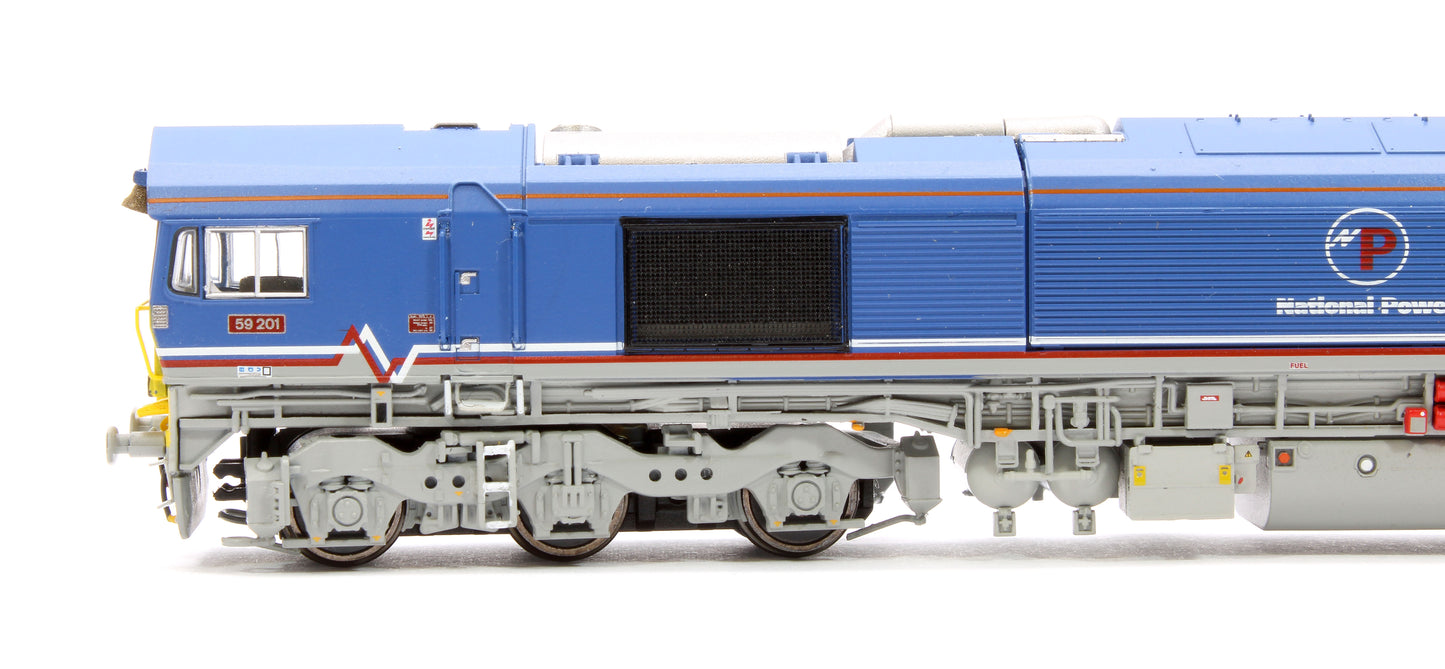 Class 59/2 National Power Twin Pack First and Last 59201 & 59206 Diesel Locomotives