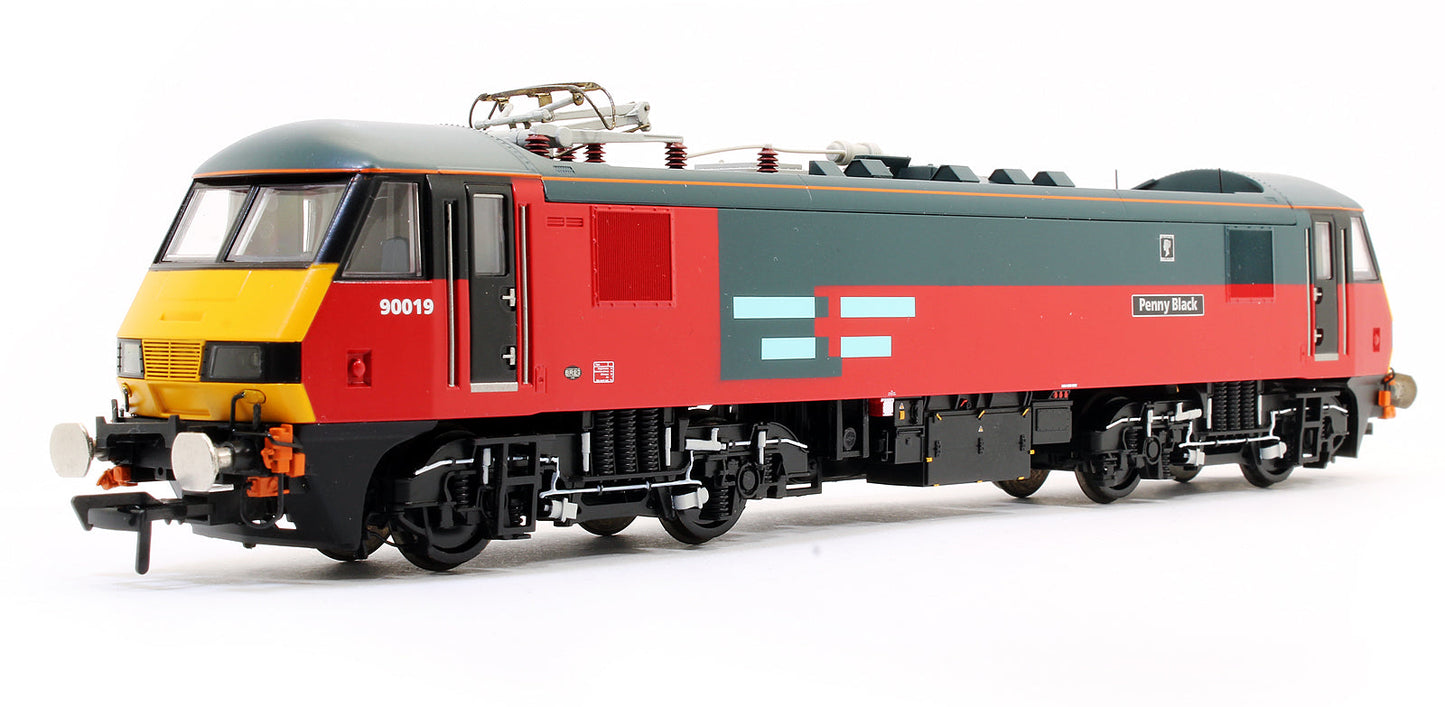 Pre-Owned 32-614 Class 90 90019 'Penny Black' Rail Express Systems Electric Locomotive - DCC Fitted