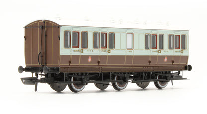 Pre-Owned Hattons Originals Genesis Pack of 4 coaches (4BT, 4T, 6CL, 6BT) in GCR French Grey and brown