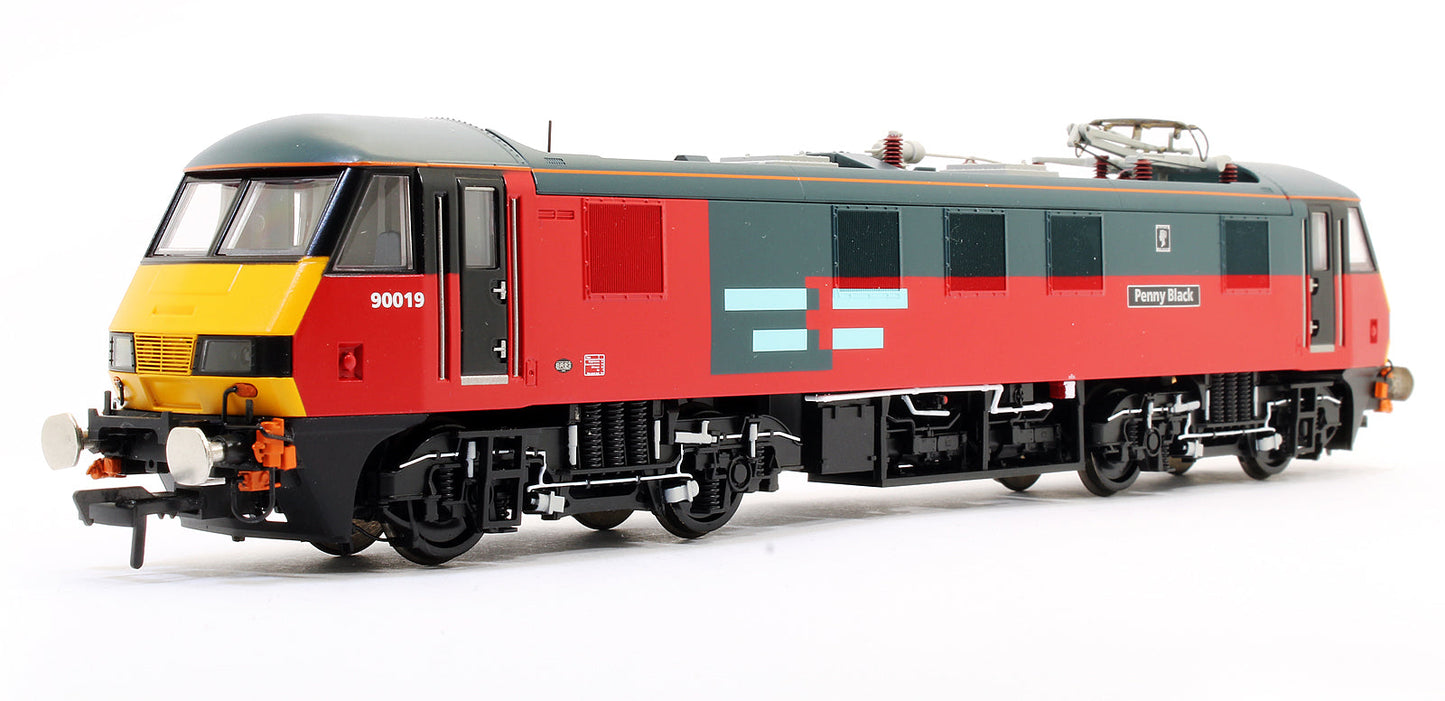 Pre-Owned 32-614 Class 90 90019 'Penny Black' Rail Express Systems Electric Locomotive - DCC Fitted