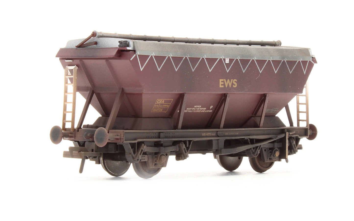 Pre-Owned 33-576 CEA EWS Covered Hopper Wagon '360726' - Custom Weathered