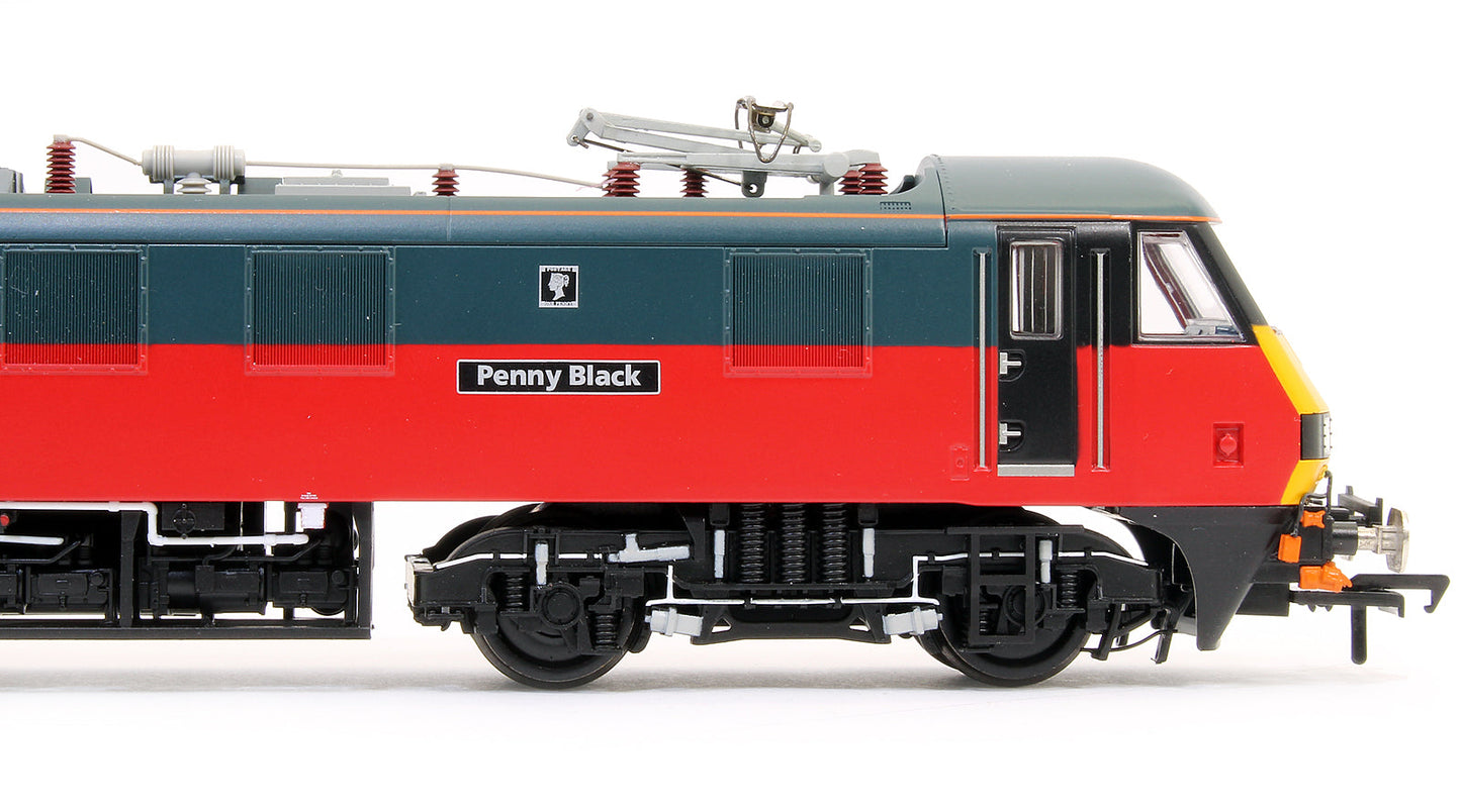 Pre-Owned 32-614 Class 90 90019 'Penny Black' Rail Express Systems Electric Locomotive - DCC Fitted