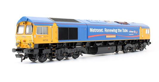 Pre-Owned Class 66720 GBRf/Metronet 'Metronet Pathfinder' Diesel Locomotive - Renamed & Renumbered