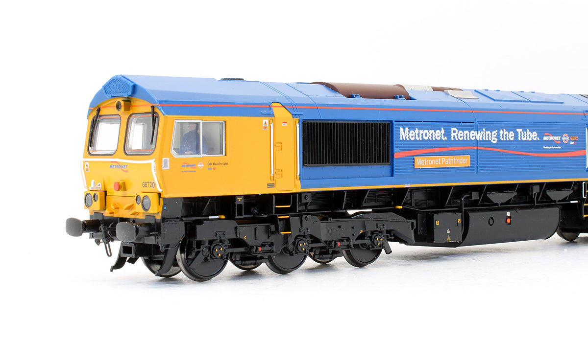 Pre-Owned Class 66720 GBRf/Metronet 'Metronet Pathfinder' Diesel Locomotive - Renamed & Renumbered