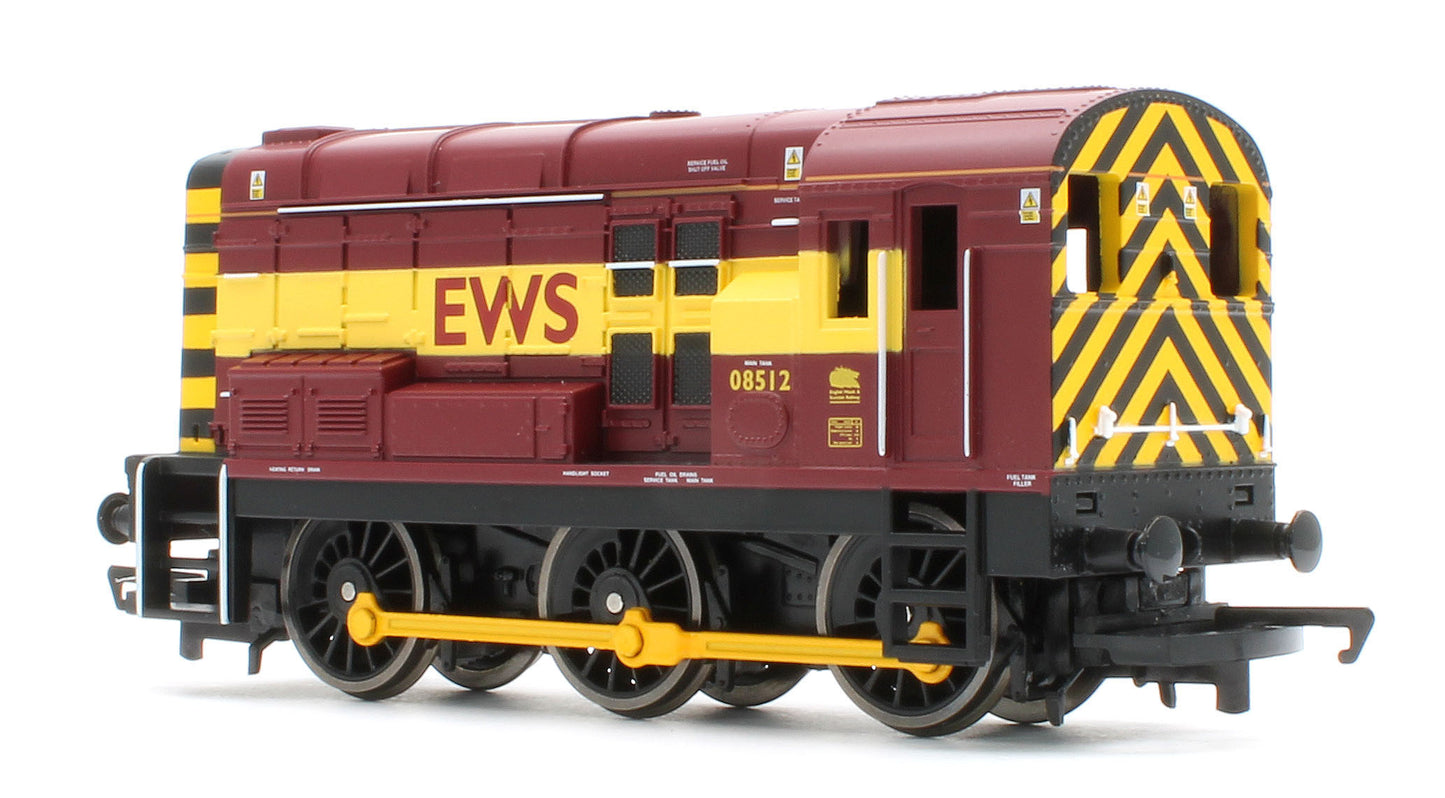 RailRoad EWS Class 08 No.08512 Diesel Locomotive - DCC Sound