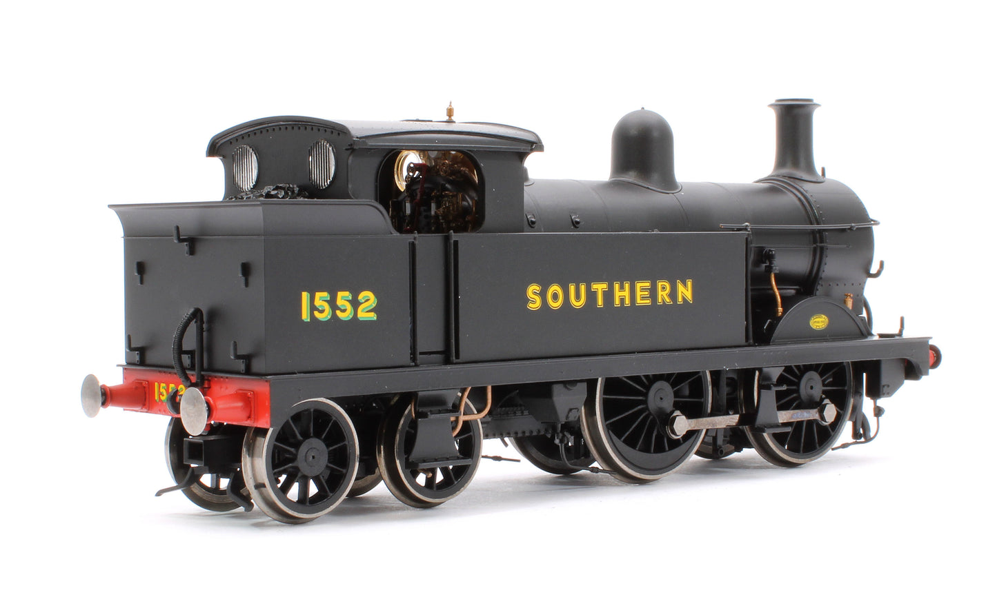 SECR Class H Wainwright, 0-4-4T SR Black with Sunshine Lettering 1552 Steam Locomotive