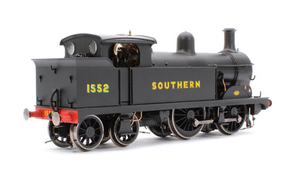 SECR Class H Wainwright, 0-4-4T SR Black with Sunshine Lettering 1552 Steam Locomotive