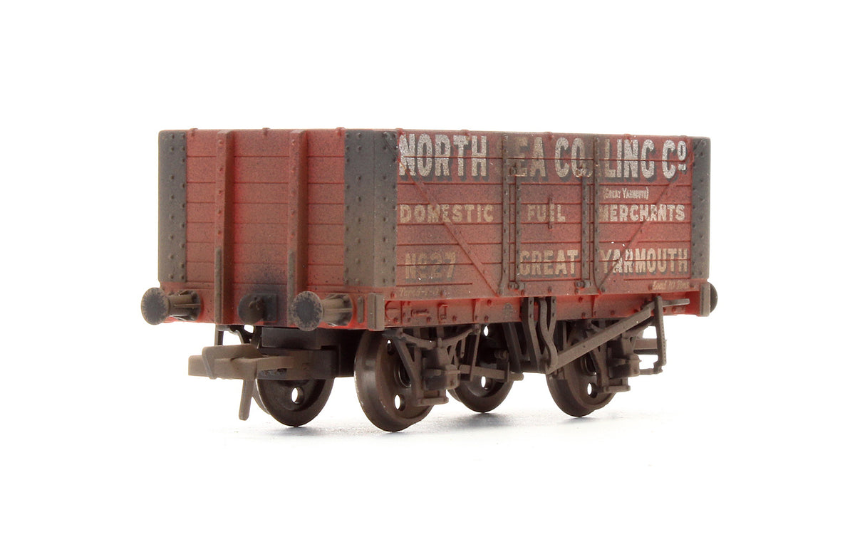 37-112 Pre-Owned 7 Plank Wagon 'North Sea Coaling Co' - Custom Weathered
