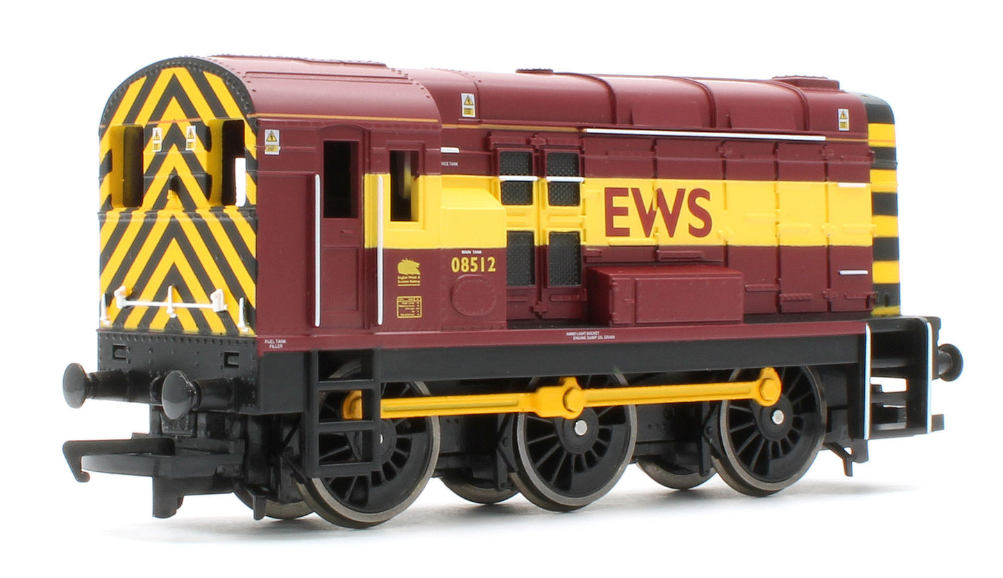 RailRoad EWS Class 08 No.08512 Diesel Locomotive - DCC Sound