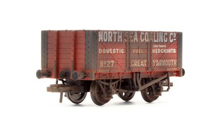 37-112 Pre-Owned 7 Plank Wagon 'North Sea Coaling Co' - Custom Weathered