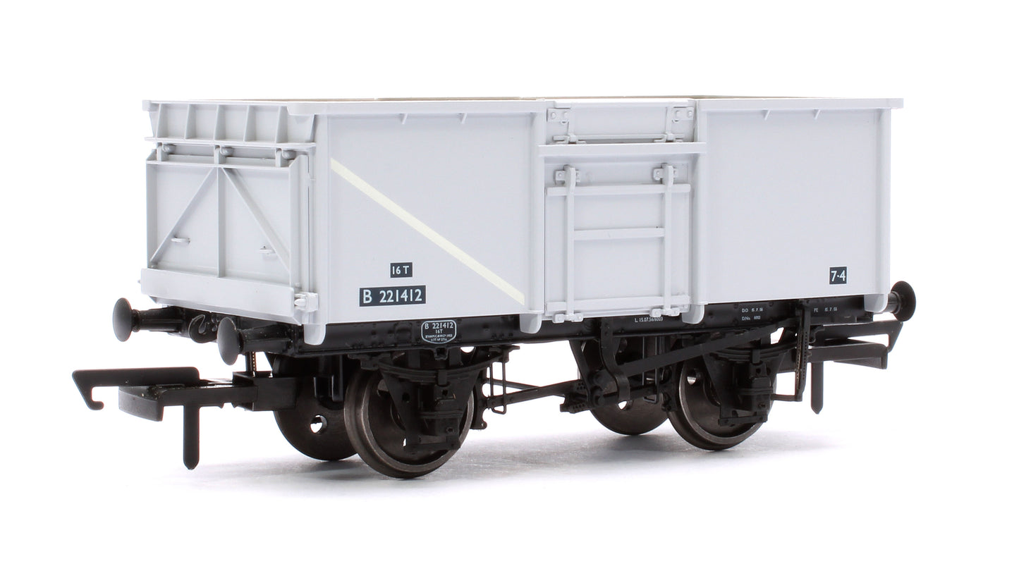 BR 16T Mineral - 1/108 - BR Freight Grey (Original text on black panels) Triple Pack - Pack C