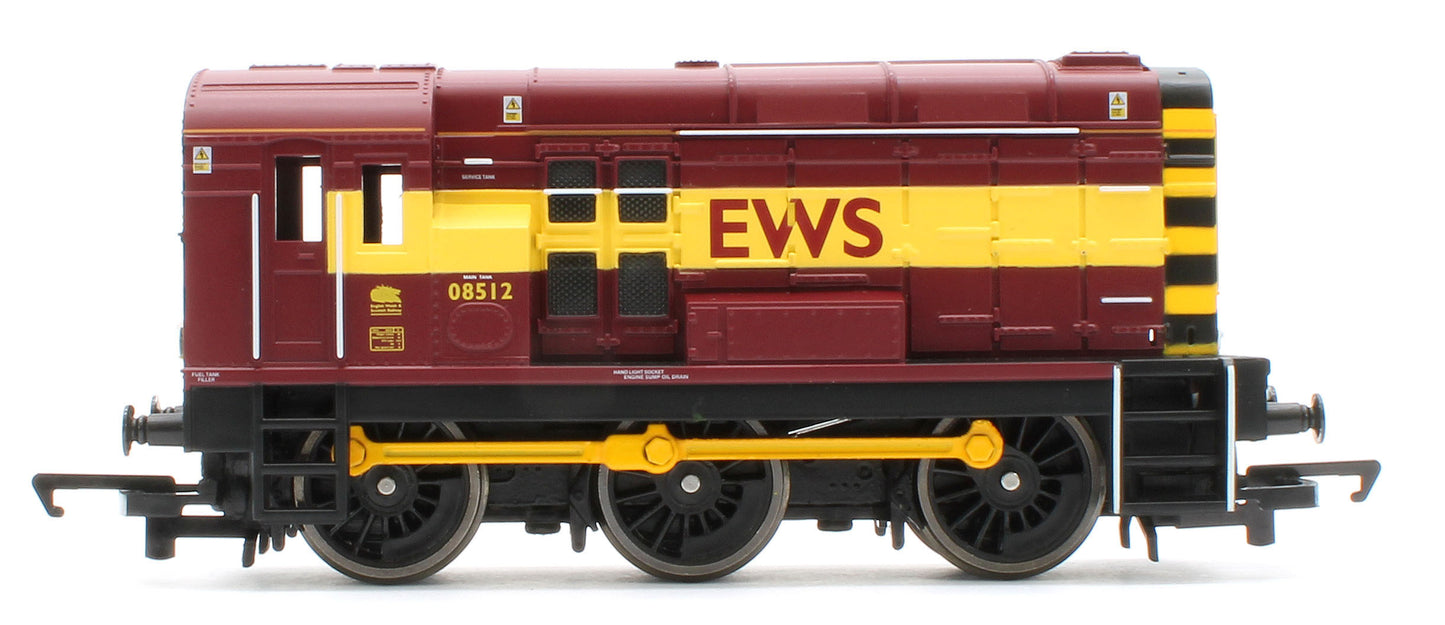 RailRoad EWS Class 08 No.08512 Diesel Locomotive - DCC Sound