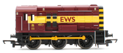 RailRoad EWS Class 08 No.08512 Diesel Locomotive - DCC Sound