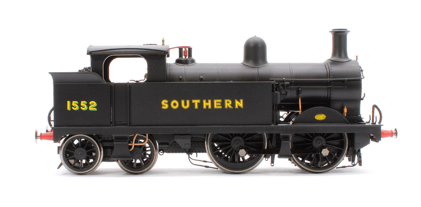 SECR Class H Wainwright, 0-4-4T SR Black with Sunshine Lettering 1552 Steam Locomotive